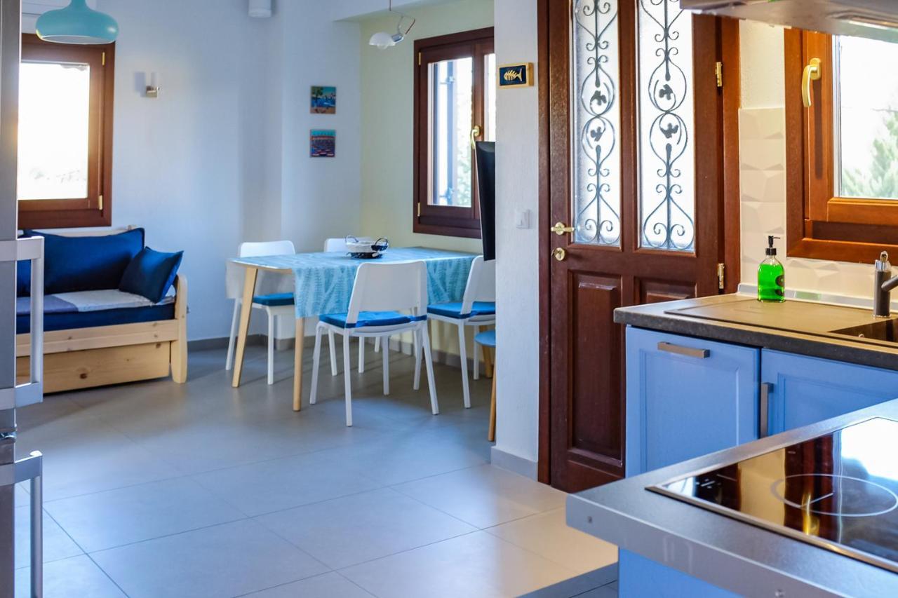 Seasidelongo Houses 1 Min From The Beach Of Nikiti Exteriör bild